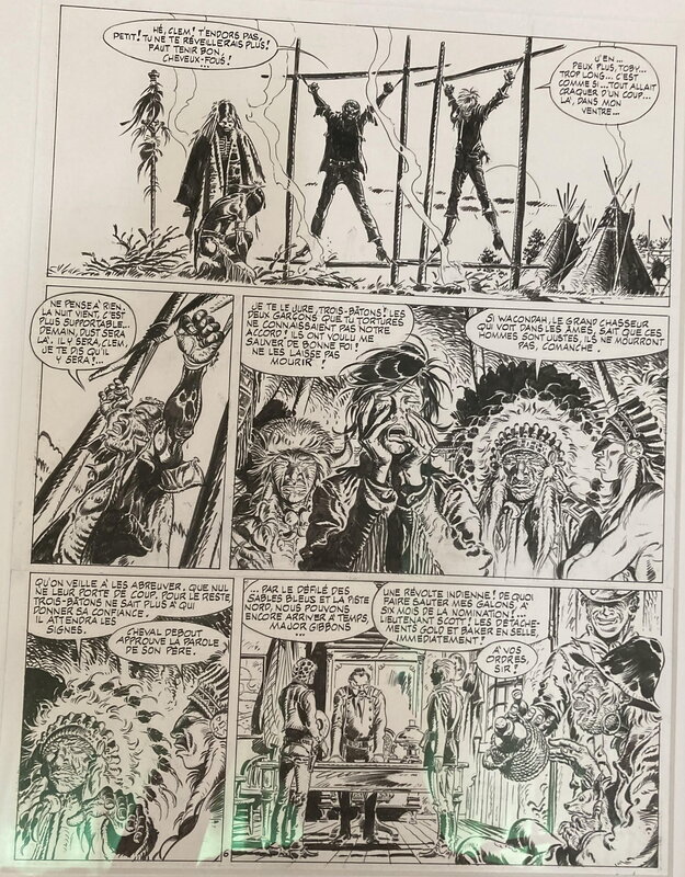 Hermann, Les guerriers du désespoir - Planche originale