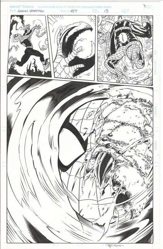 For sale - Rafael Kayanan, Amazing Spider-man # 437 Page 13 - Comic Strip