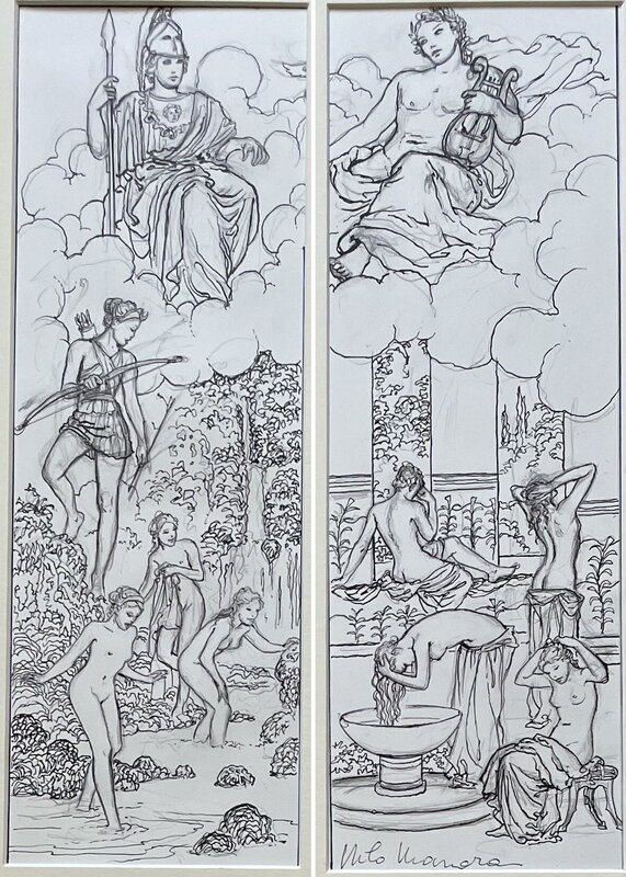 Cosi fan tutte par Milo Manara - Dédicace