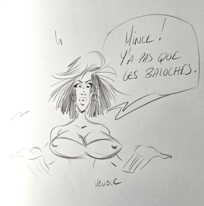 Pin-Up par Jean-Claude Vruble - Dédicace