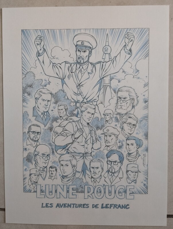 For sale - Lefranc / christophe alvès - Original Illustration