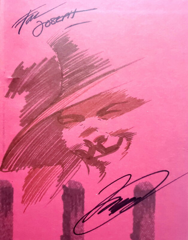 V POUR VENDETTA par David Lloyd - Dédicace