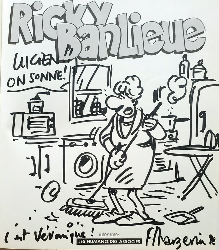 Frank Margerin, RICKY BANLIEUE   T3 RADIO LUCIEN - Dédicace