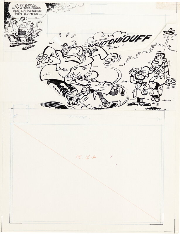 Berck, Sammy - Spirou cover - Planche originale