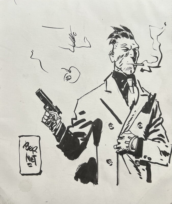 Torpedo par Jordi Bernet - Planche originale