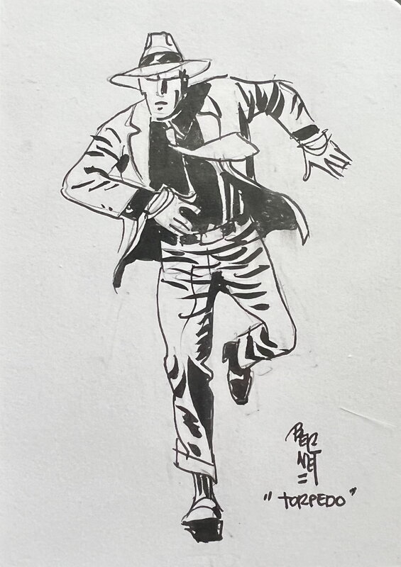 Torpedo par Jordi Bernet - Planche originale
