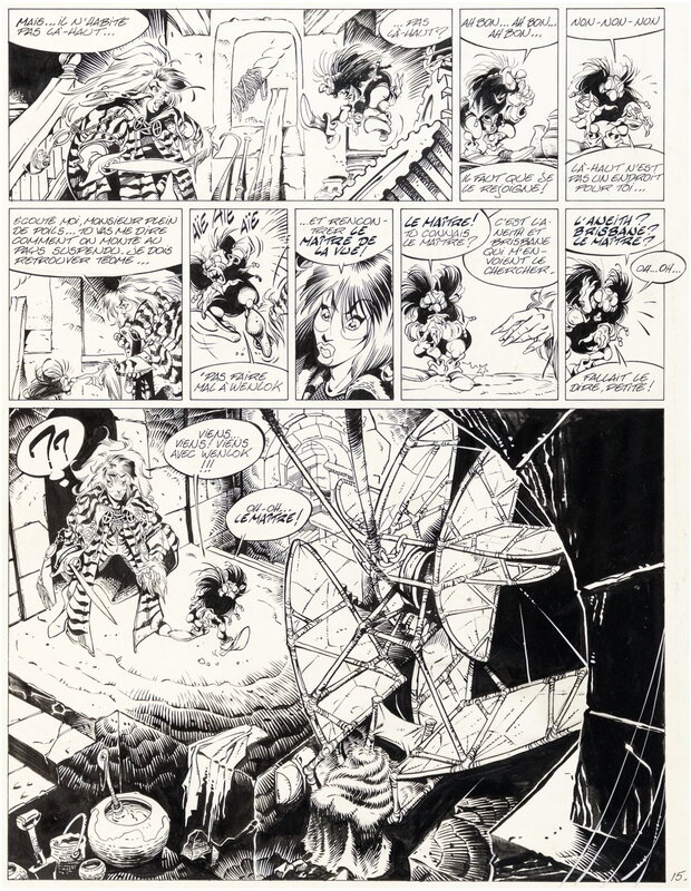 Crisse, L'épée de Cristal - Het Kristallen Zwaard - Planche originale