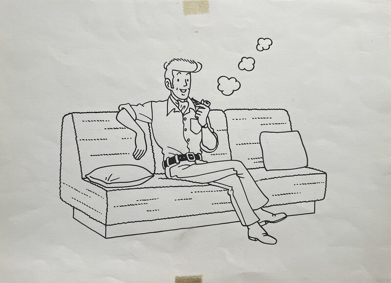 Barelli par Bob De Moor - Planche originale