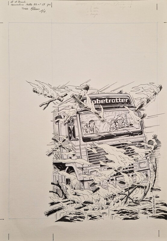 Christian Denayer, Les Casseurs - De Brokkenmakers - Planche originale