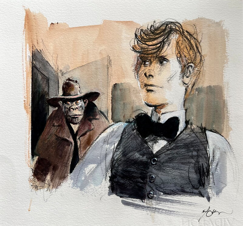 Edmund Bell par René Follet - Planche originale