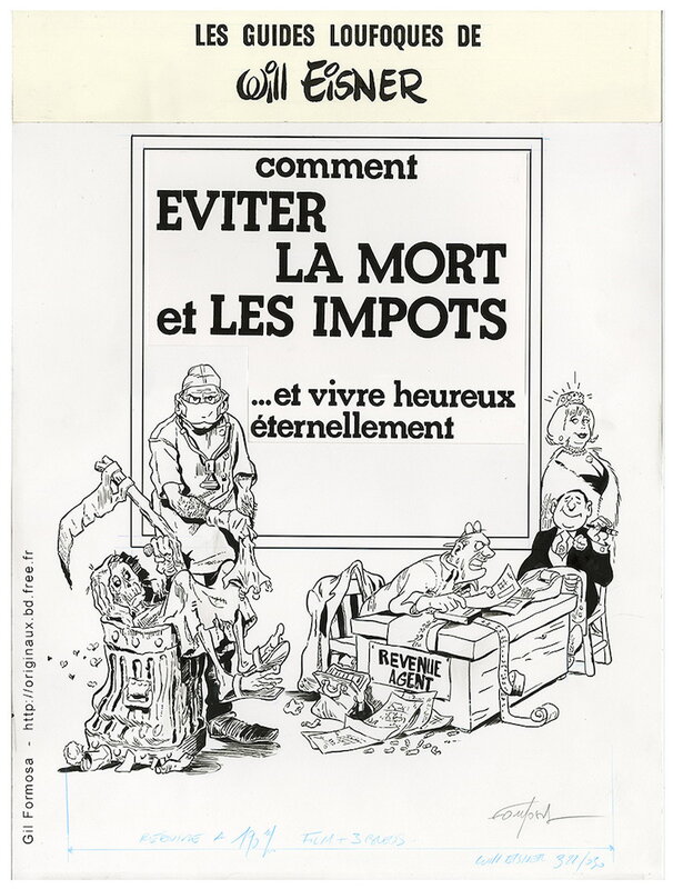 Gil Formosa, Les GUIDES LOUFOQUES de Will Eisner T2 - Couverture originale