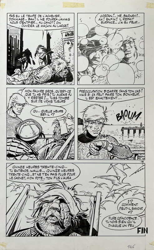 Bernard Prince par Hermann - Planche originale