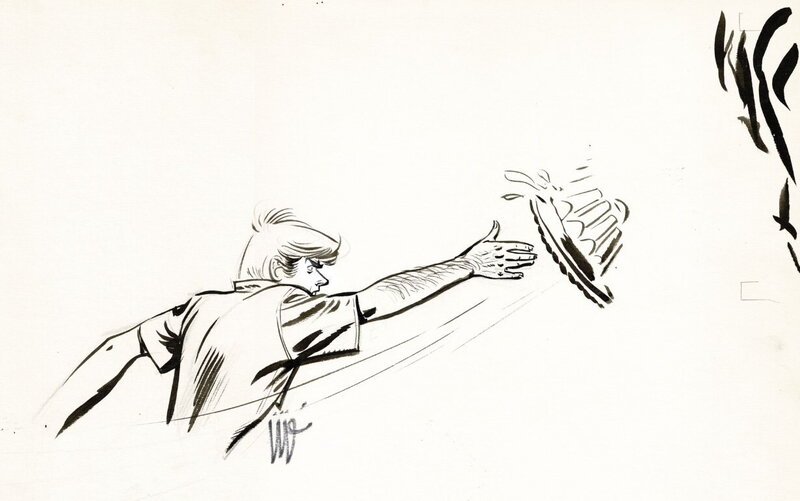 Laverdure par Jijé - Planche originale