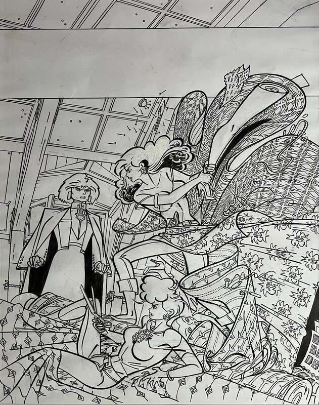 Henk Kuijpers, Franka - Moordende Concurentie - Planche originale