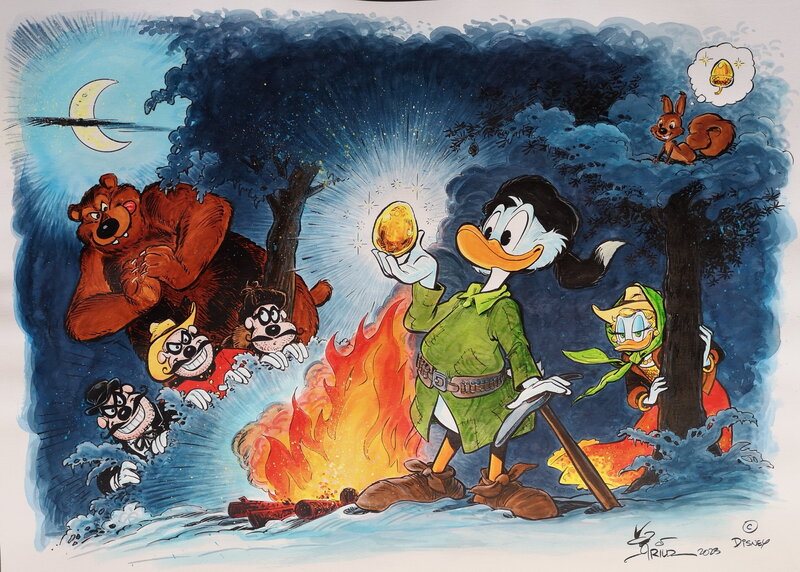 Scrooge Mc Duck par Arild Midthun - Planche originale
