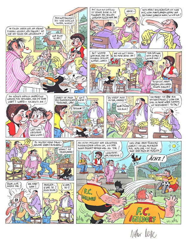 Mecki par Volker Reiche - Planche originale