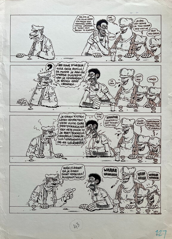 Geharrebar par Eric Schreurs - Planche originale