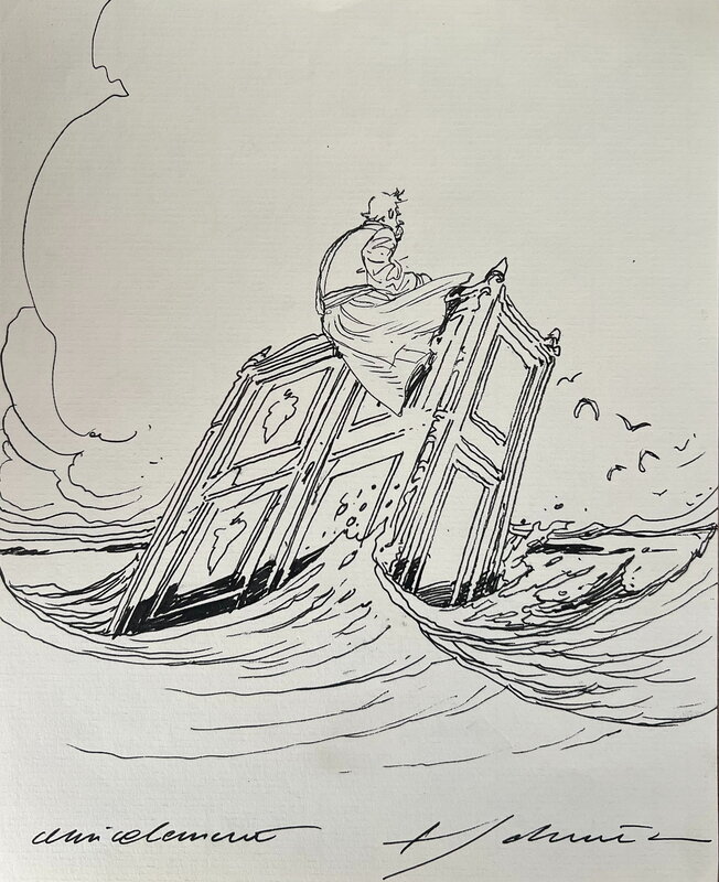 François Schuiten, “ Les Cités Obscures ” - Planche originale