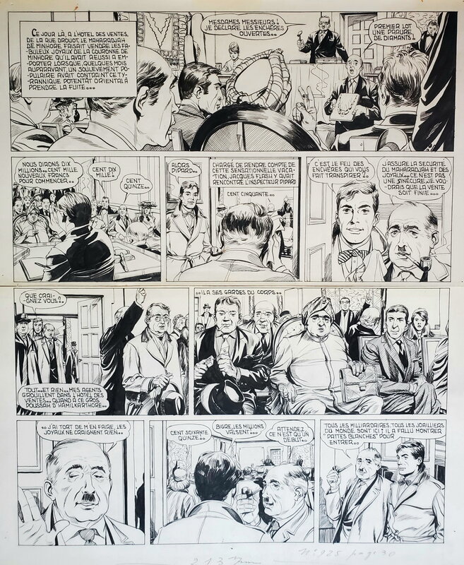 René Deynis, JACQUES FLASH   -  INVISIBLEMENT VÔTRE - Comic Strip