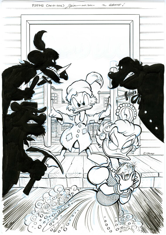 Arild Midthun: Donald Duck cover 2012 - Original Illustration