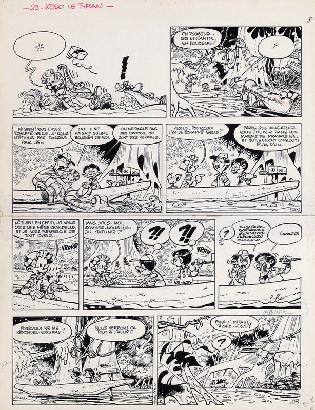 Jean-Claude Fournier, Spirou et Fantasio - Kodo le Tyran - T28 p29 - Comic Strip