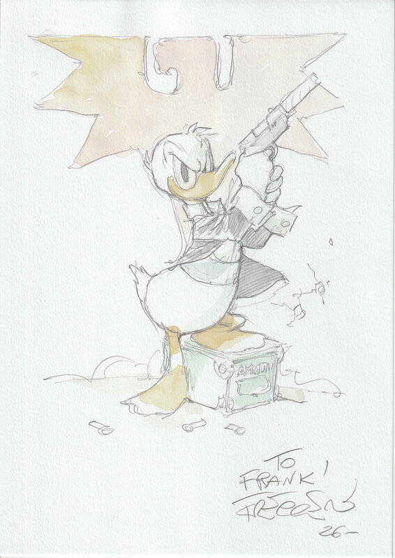 Double Duck par Andrea Freccero - Dédicace