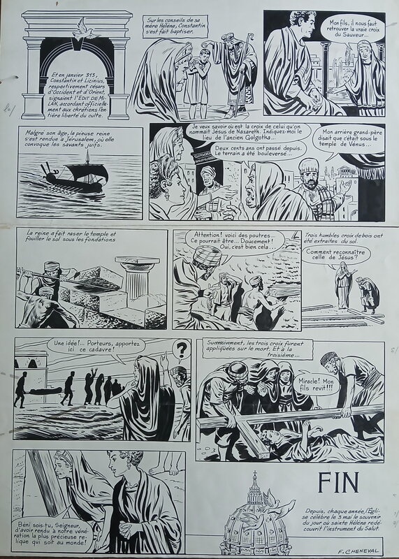 L'invention de la Sainte Croix - planche 4 - Cheneval - Comic Strip