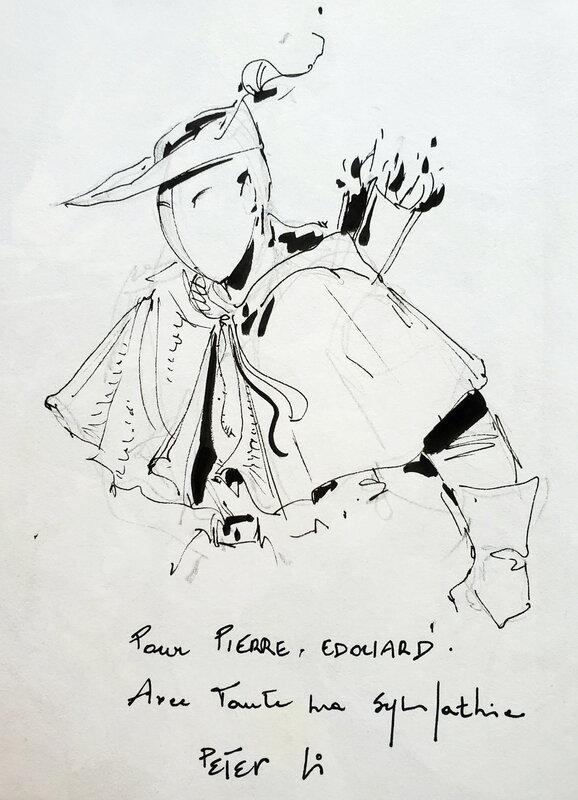 Peter Li, EDGAR WALLACE   T2 L'ARCHER VERT - Dédicace