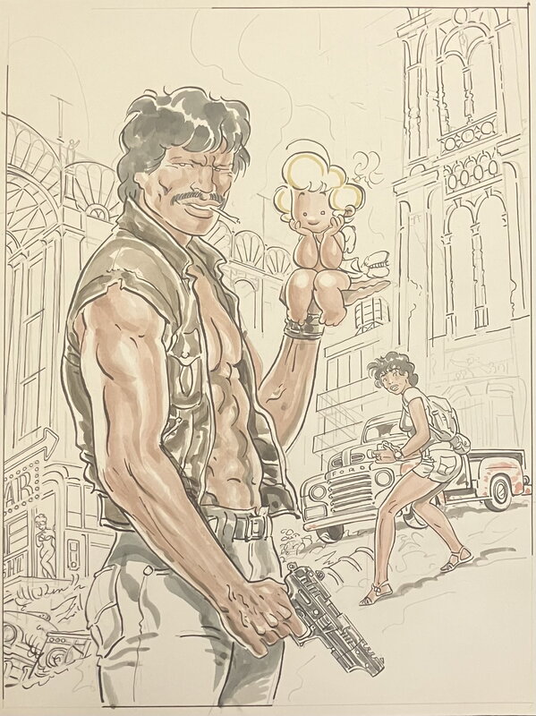 Malik, Archie Cash - Cupido - Original Illustration