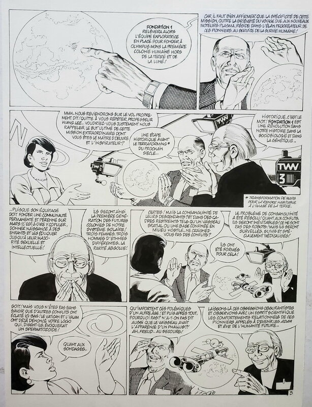 Jean-Yves Mitton, DEAMIN... MARS -  FECONDATION - Comic Strip