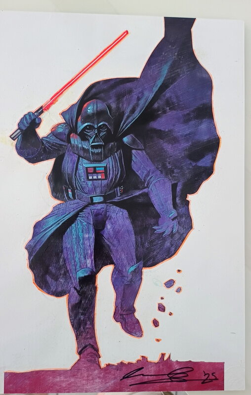 En vente - Darth Vader par Ariel Olivetti - Illustration originale