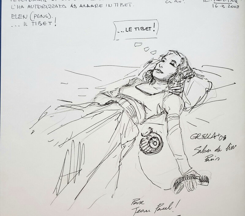 L'OMBRE DU TEMPS par Paolo Grella, Roberto Dal Pra' - Dédicace