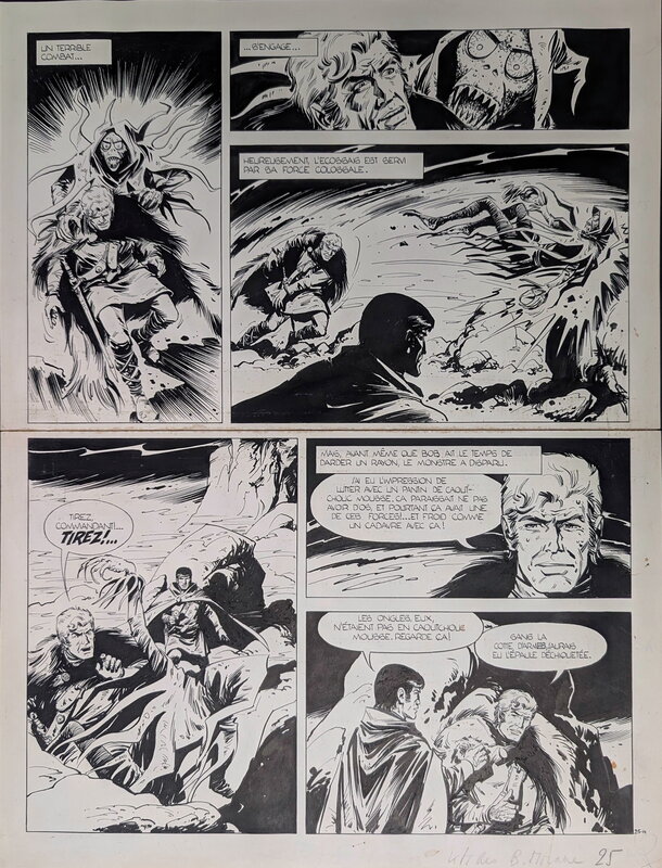 William Vance, Henri Vernes, Bob Morane, Tome 23 : Les sortilèges de l'Ombre Jaune - page 25 - Planche originale