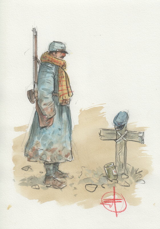Agosto - Illustration originale