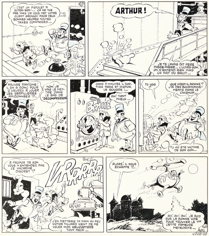 Cézard, Arthur le fantôme - Arthur et la météorite - - Comic Strip