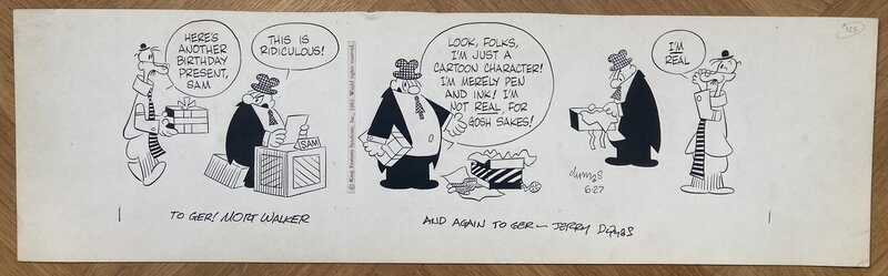 Mort Walker, Sam's Strip daily 1962 - Planche originale