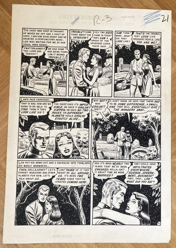 Will Elder: Weird Science sci-fi page - Comic Strip