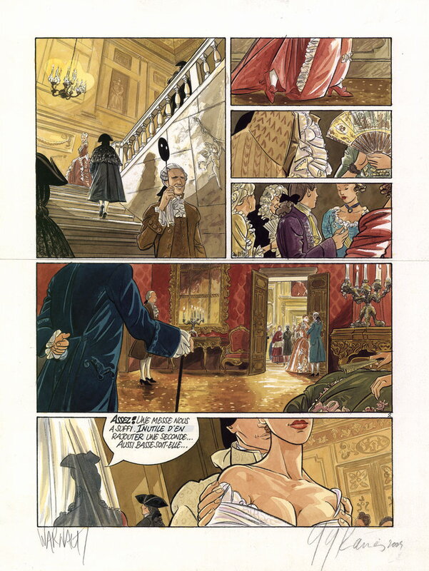 En vente - Éric Warnauts, Raives, Les suites Venitiennes, Crépuscule sur la lagune, Tome 7 - Planche originale