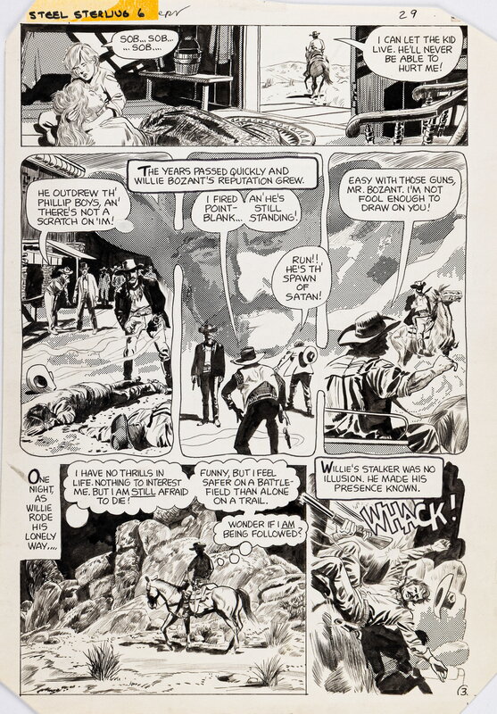 En vente - Doug Wildey, The Mighty Crusaders #9  p3 - Planche originale