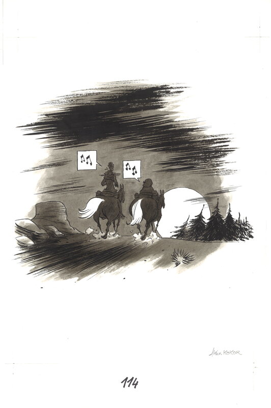 For sale - Kokor, Morris, Alain Kokor - Balade Balade p. 118 - Comic Strip