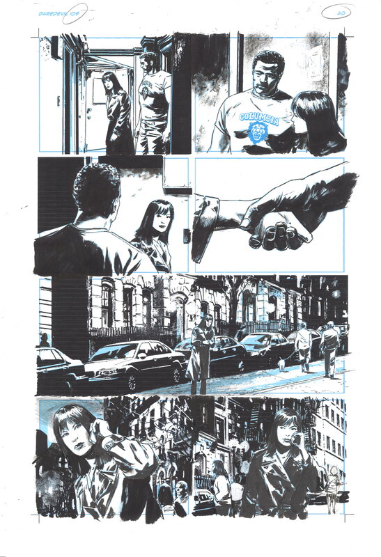 Michael Lark, Stefano Gaudiano, Ed Brubaker, Michael Lark - Dardevil #109 p.20 - Comic Strip