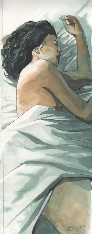 Olivier Berlion, Karima - Histoires d'en ville - Illustration originale