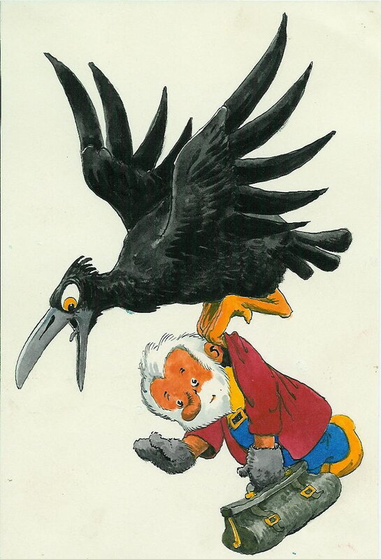 Jean Dulieu, Paulus de Boskabouter - Margriet/Bobo - Illustration originale