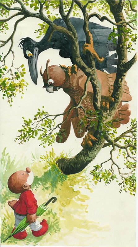 Jean Dulieu, Paulus de Boskabouter - Margriet/Bobo - Illustration originale