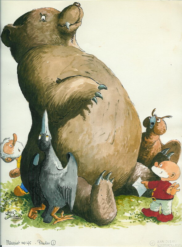 Jean Dulieu, Paulus de Boskabouter - Margriet/Bobo - Illustration originale