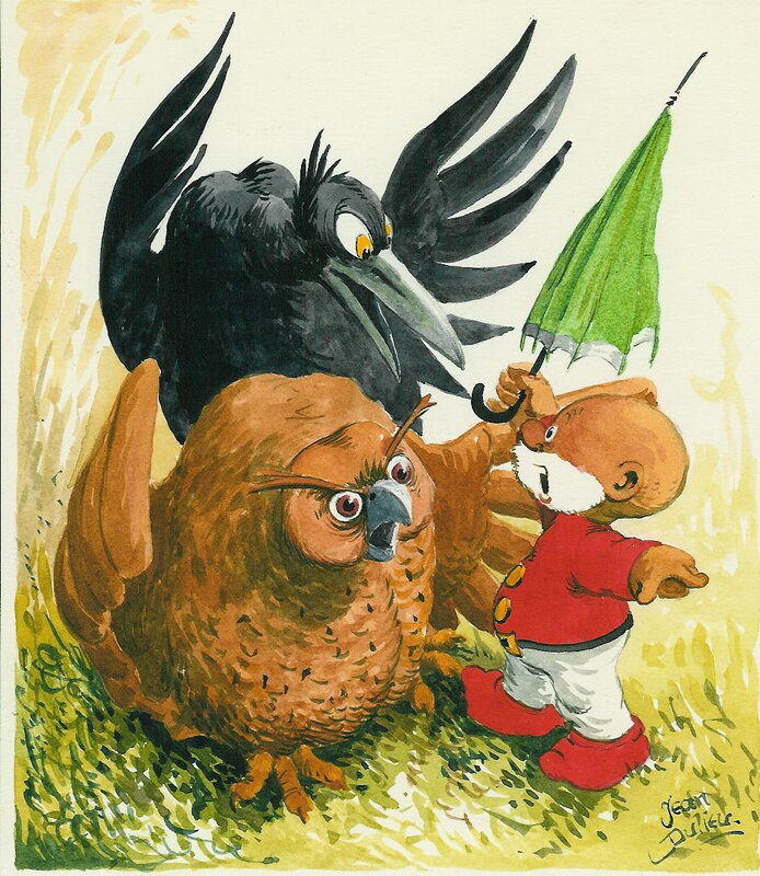 Jean Dulieu, Paulus de Boskabouter - Margriet/Bobo - Illustration originale