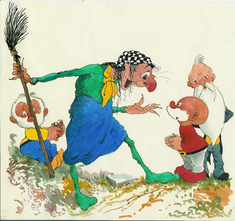 Jean Dulieu, Paulus de Boskabouter - Margriet/Bobo - Illustration originale