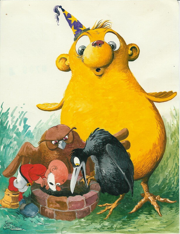 Jean Dulieu, Paulus de Boskabouter - Margriet/Bobo - Illustration originale