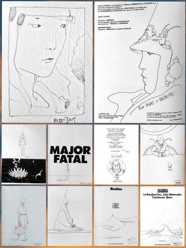 10 autres dédicaces de Moebius - Publication 2 de 2 - Dédicace