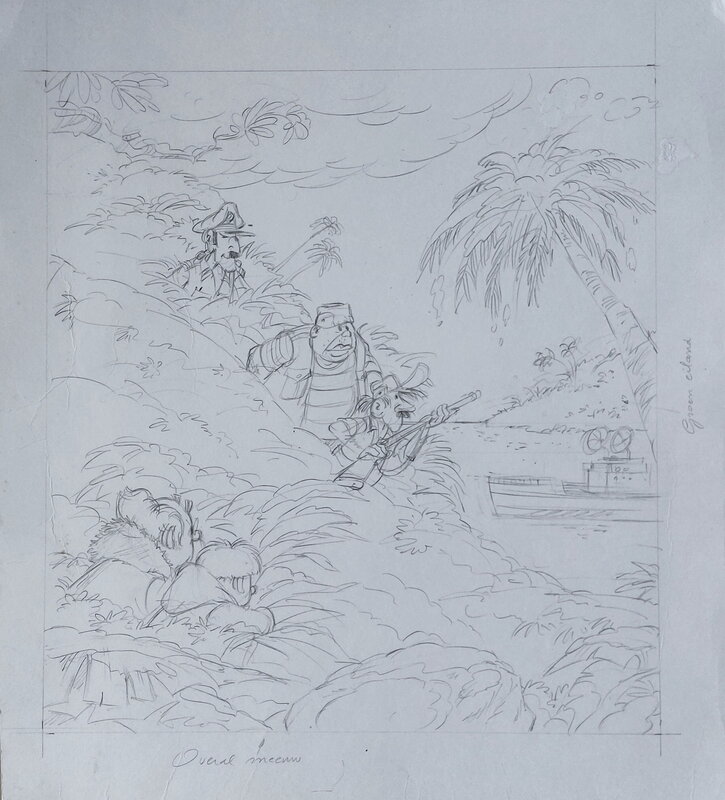 Edwin Wouters, Jommeke 302: De Sneeuwmaker - Planche originale